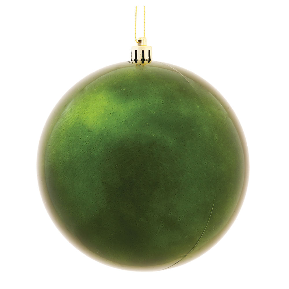 Moss Green - Shatterproof Ball Chritsmas Tree Ornamanets — view 3