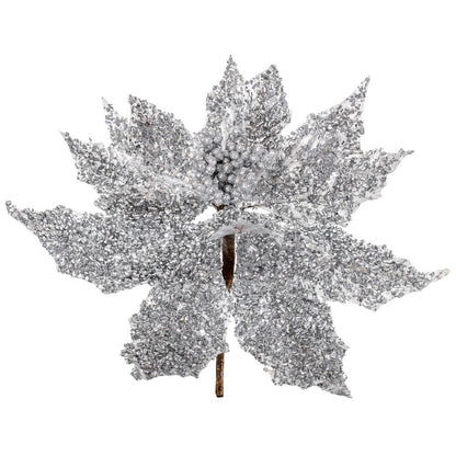 Glitter Poinsettia UV (Set of 2/Bag)