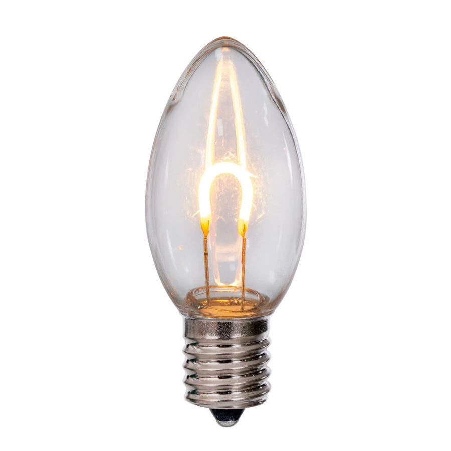 Smooth C9 Filament Bulbs - Arched and Straight