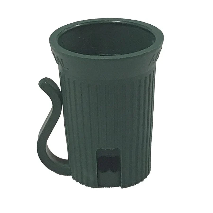 C9 Sockets Green; E17 base (100 Pack) Green — view 1