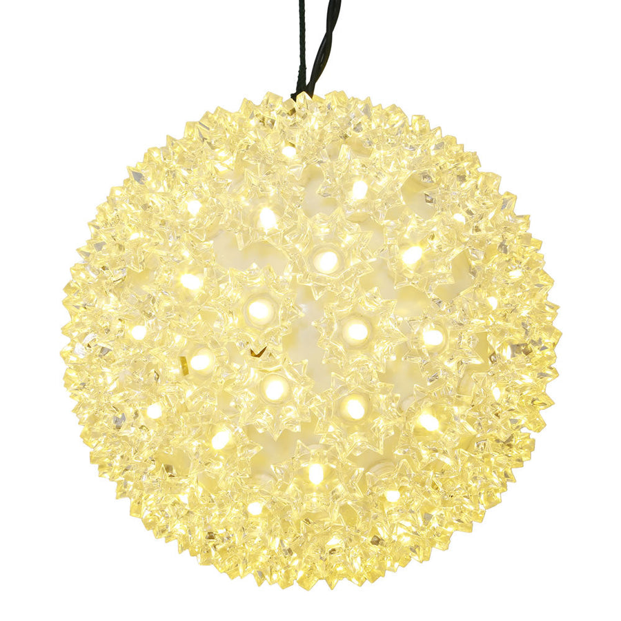 6" Warm White Starlight Sphere - Steady Warm White- 6"- Steady