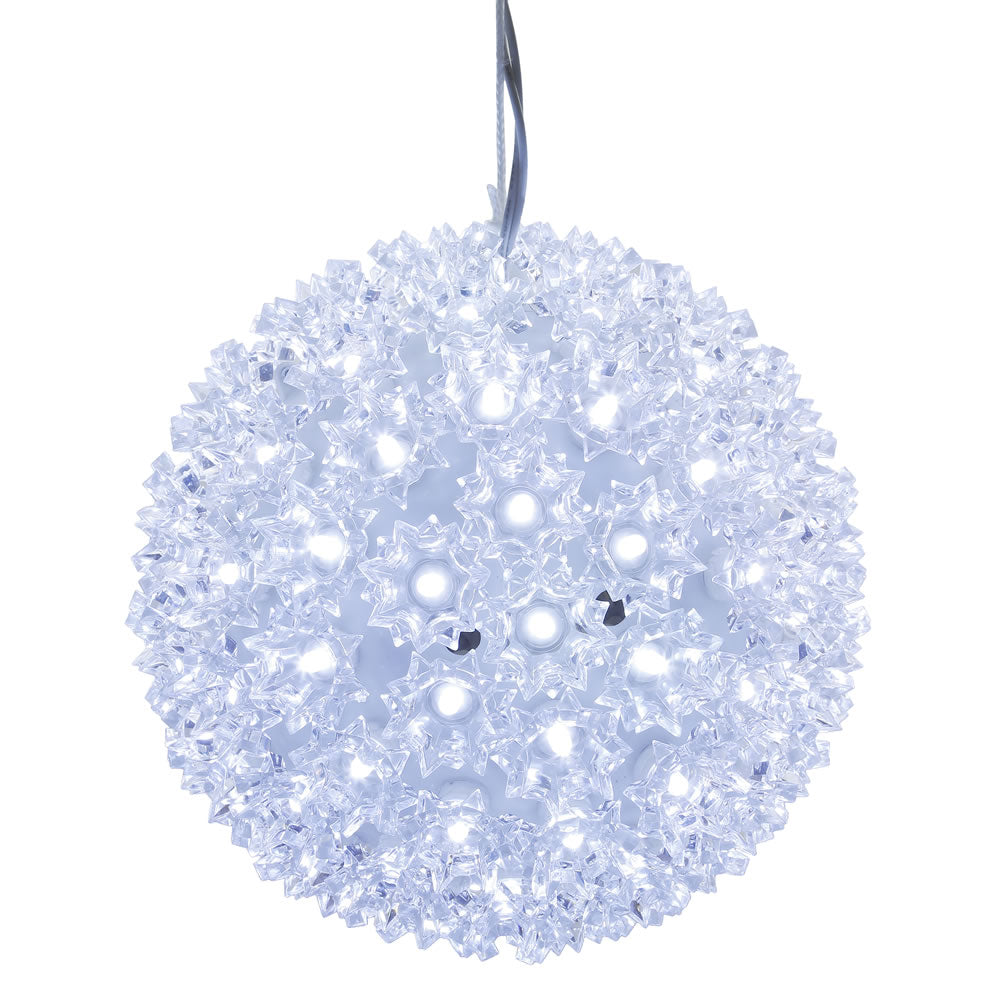 6" Pure White Starlight Sphere - Steady Pure White- 10"- Steady — view 1