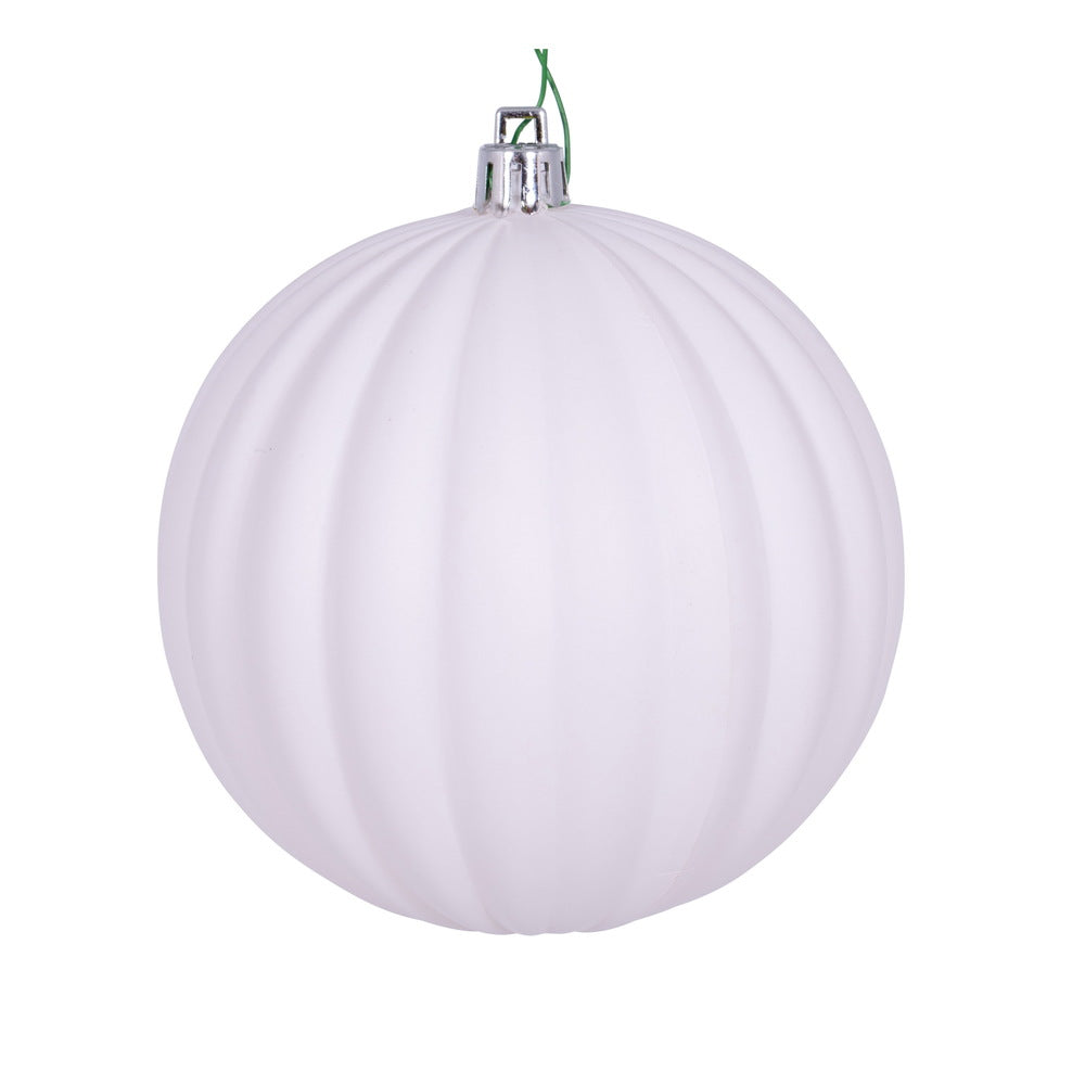 10" Matte Lined Ball Ornament - Set of 6 — view 6