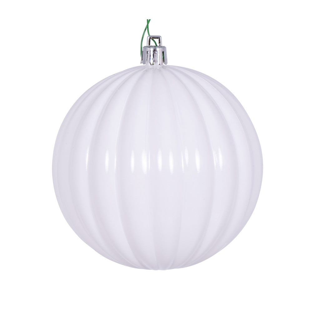 10" Shiny Lined Ball Ornament - Set of 6 — view 6
