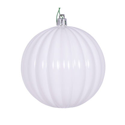 10" Shiny Lined Ball Ornament - Set of 6 — view 6