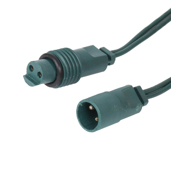 50' Coaxial Extension - Green Wire - Black Series