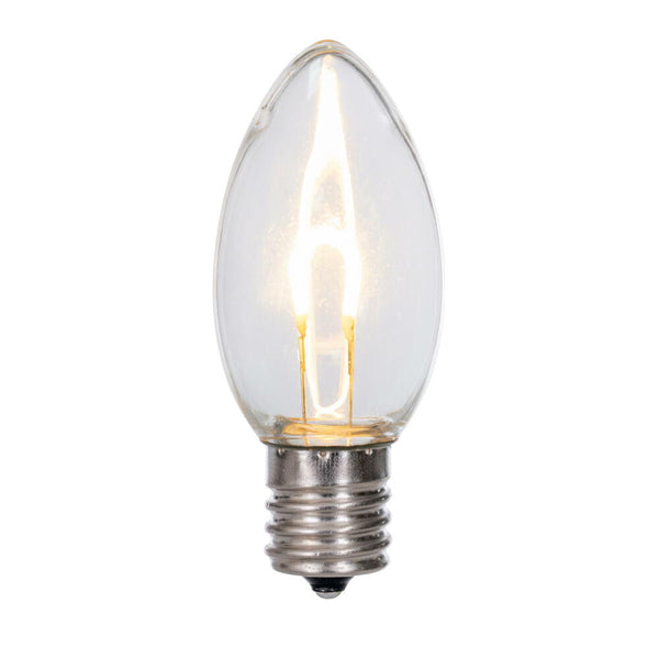 Pure White - LED C9 Filament Bulb