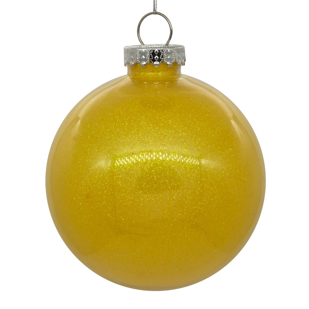 3" Glitter Clear Ball - Set of 12 — view 35