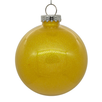 3" Glitter Clear Ball - Set of 12 — view 35