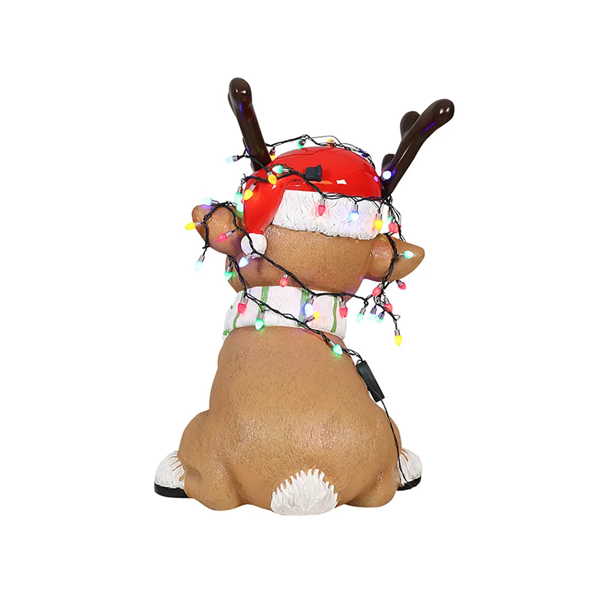 28 Inch Baby Deer with Lights Resin Display