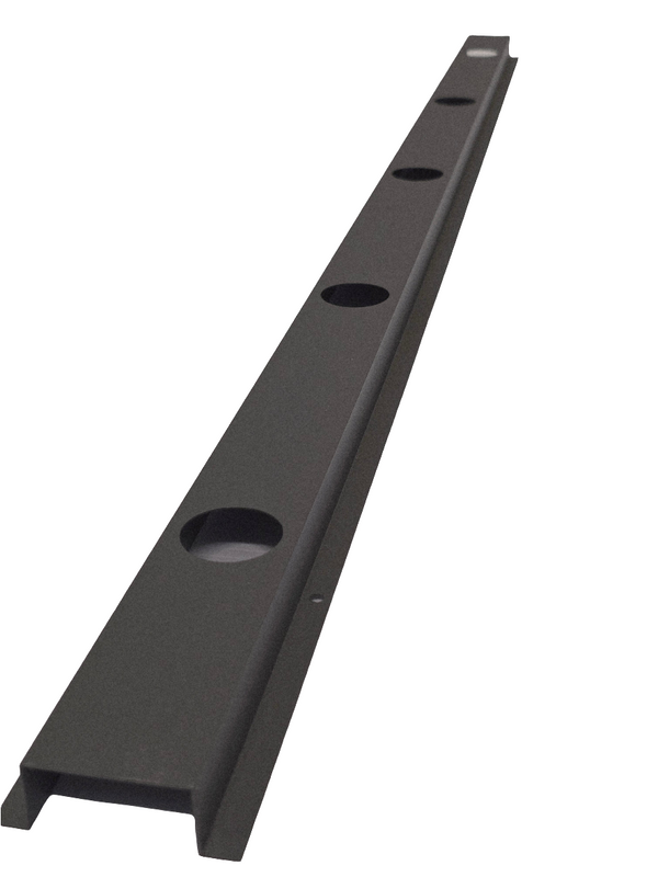 OMNI RGB Single Hat Track (40")- Powder Coated Aluminum