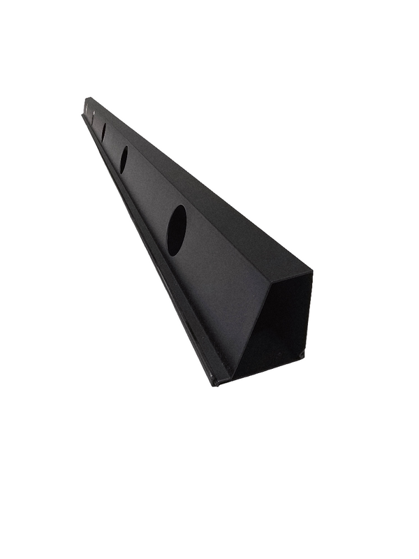 OMNI RGB 2 Piece 45° Aluminum Parapet Track- Angled Output