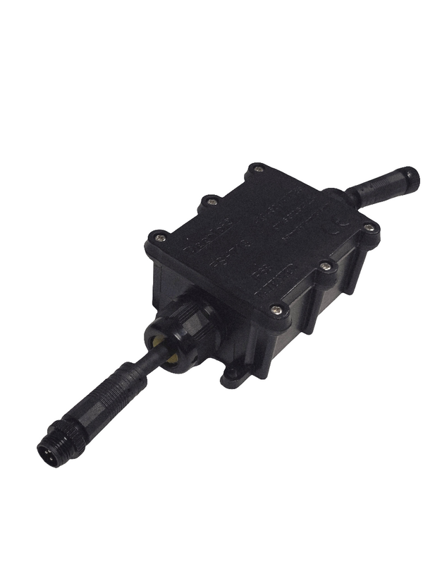 OMNI RGB - Direct Burial Data Booster inside of a waterproof Box