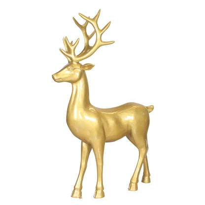 6 Foot Elegant Standing Deer Resin Display