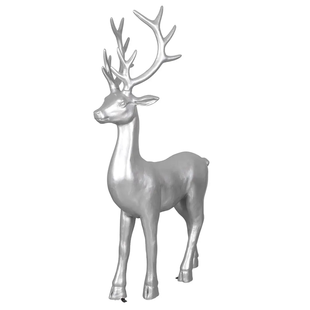 6 Foot Elegant Standing Deer Resin Display
