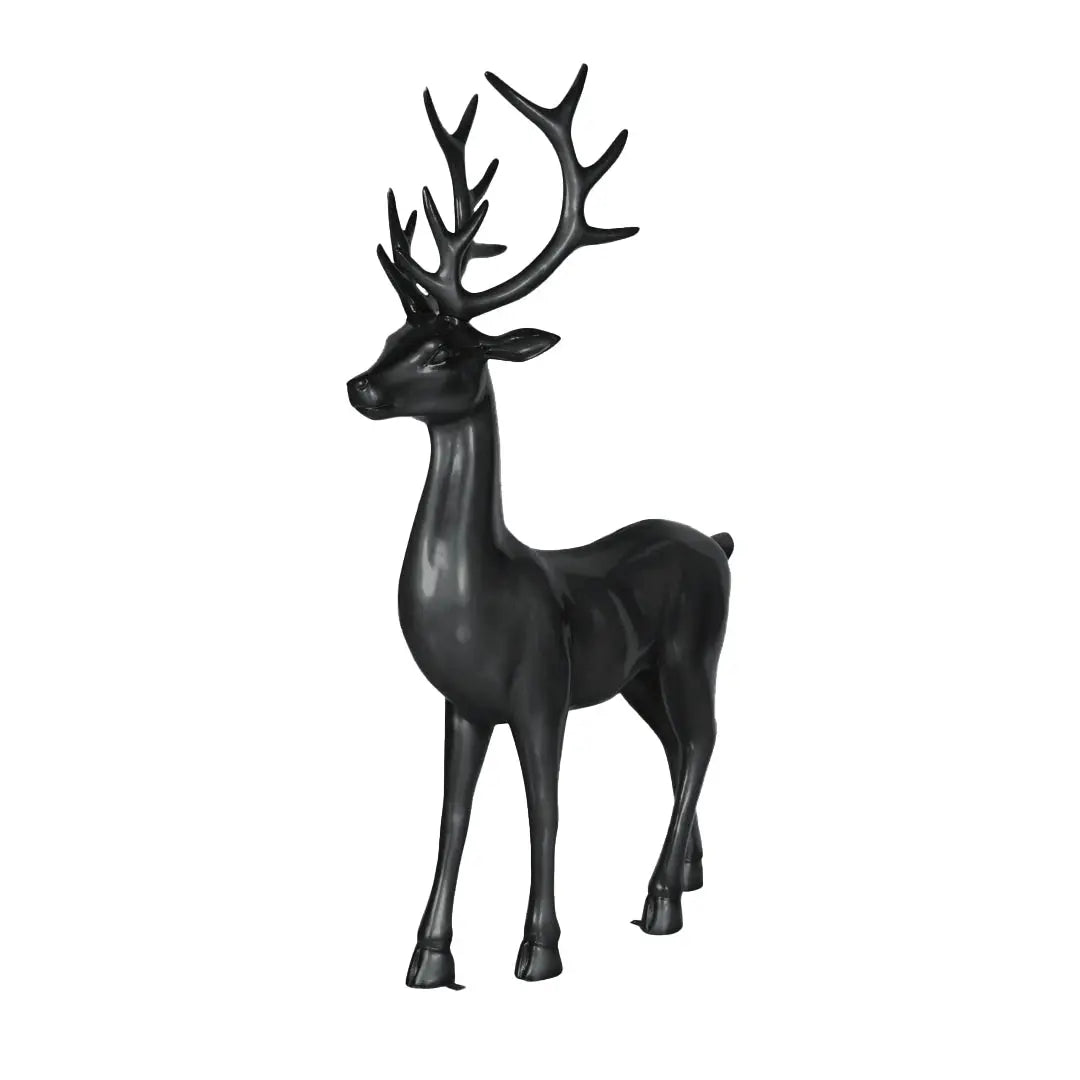 6 Foot Elegant Standing Deer Resin Display