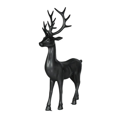 6 Foot Elegant Standing Deer Resin Display
