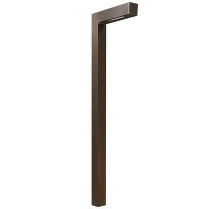 Enclave L-Shaped Brass Drop-In Path Light