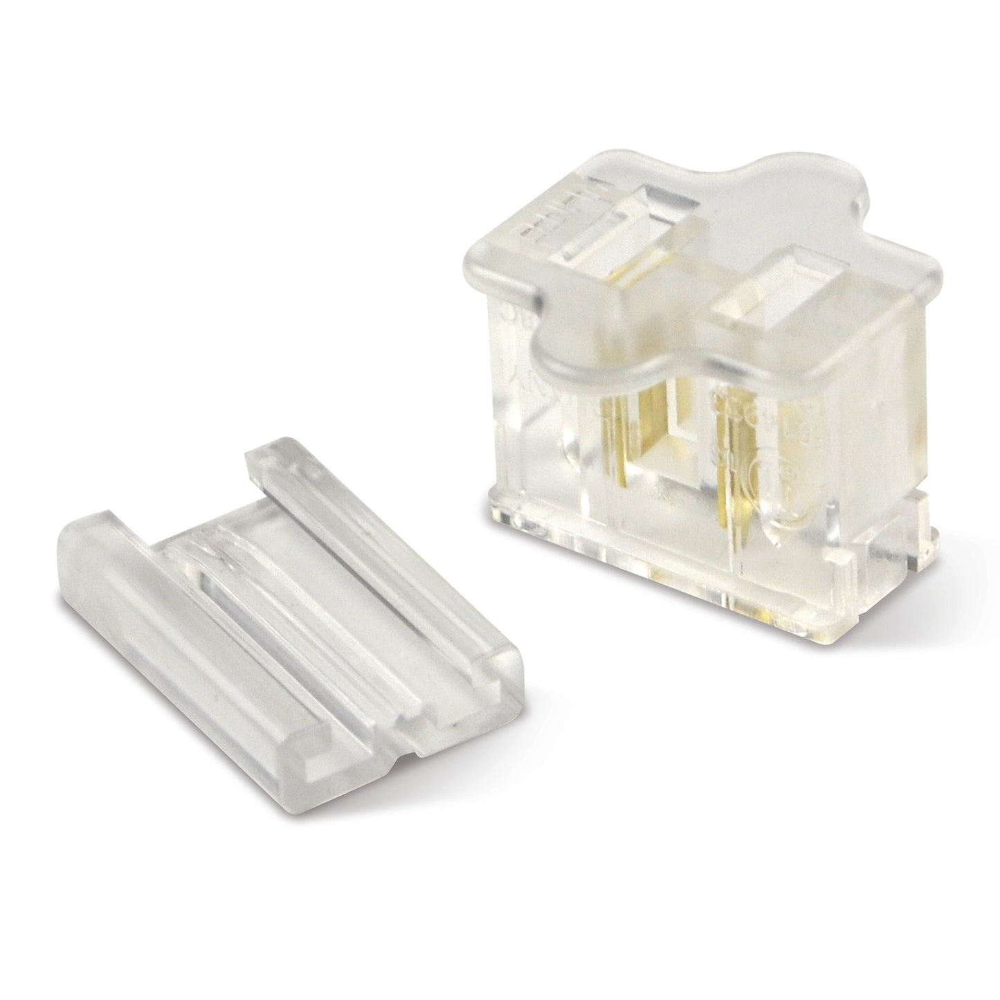 Female Slide Plug - Clear Female- Clear — view 1