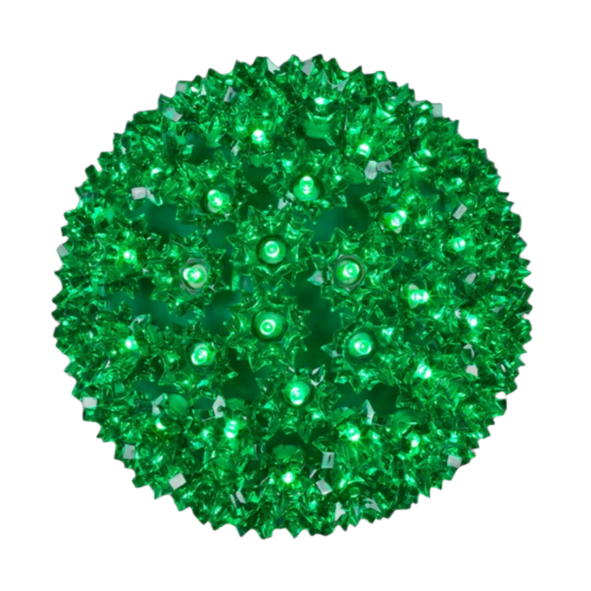 6" Green Starlight Sphere - Steady Green- 6"- Steady — view 1