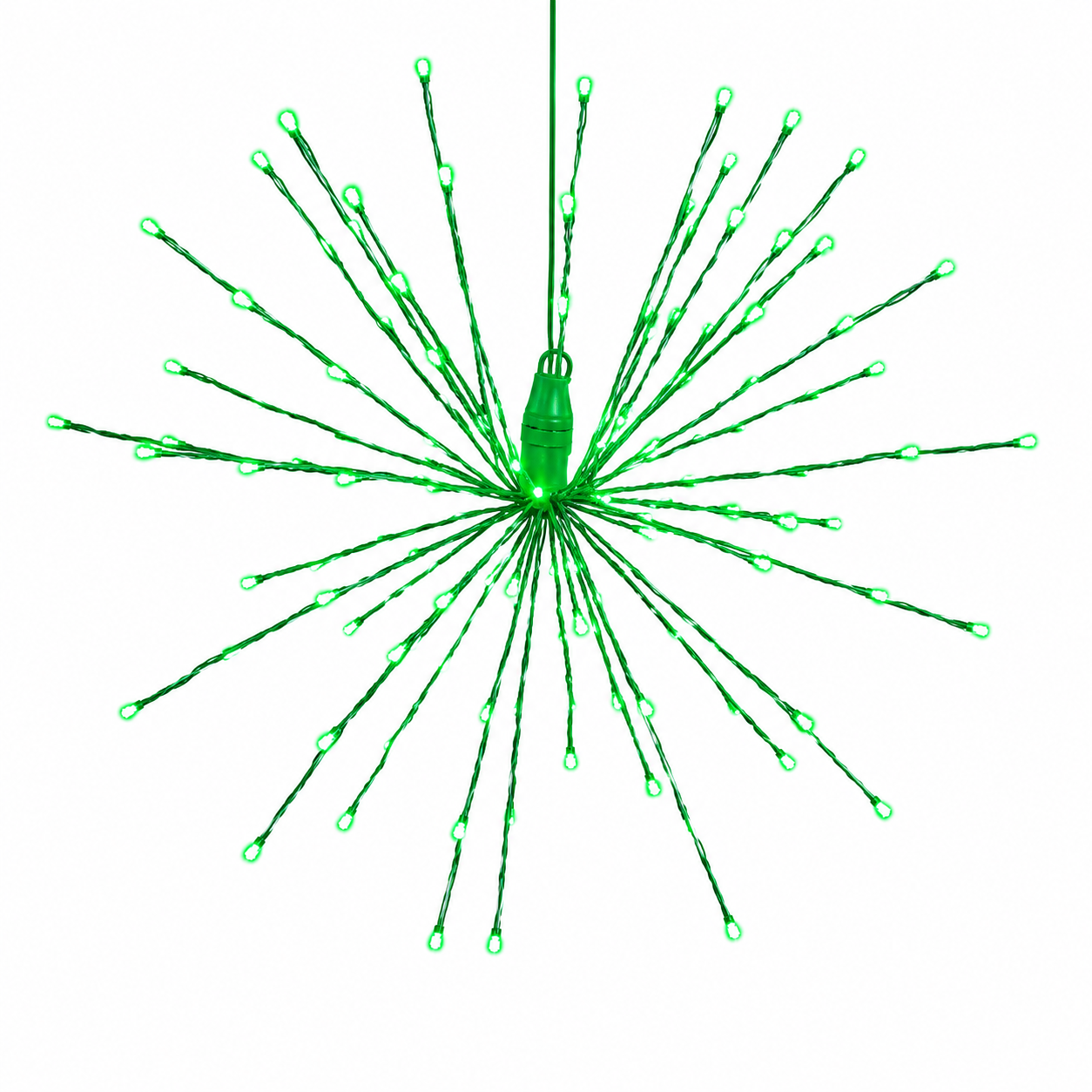 16" RGBPW LED Spritzer - Twinkle - Green Frame Twinkle- RGBPW- Green- 16"