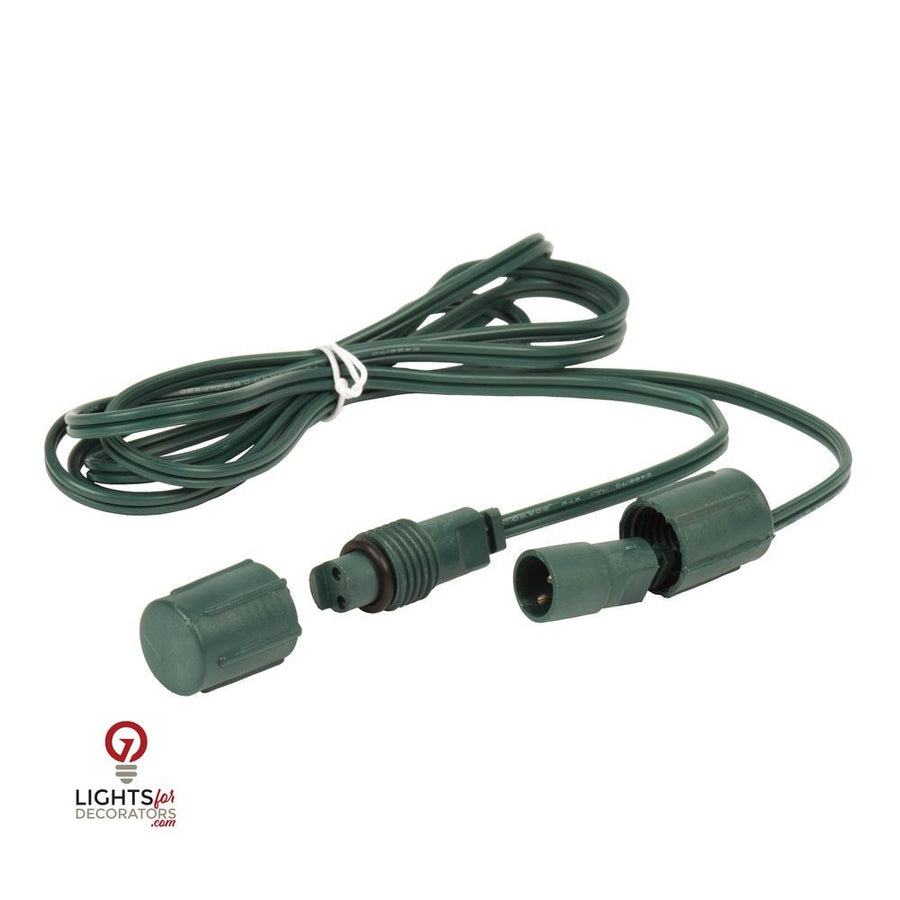 6' Green FestivePro Coaxial Extension
