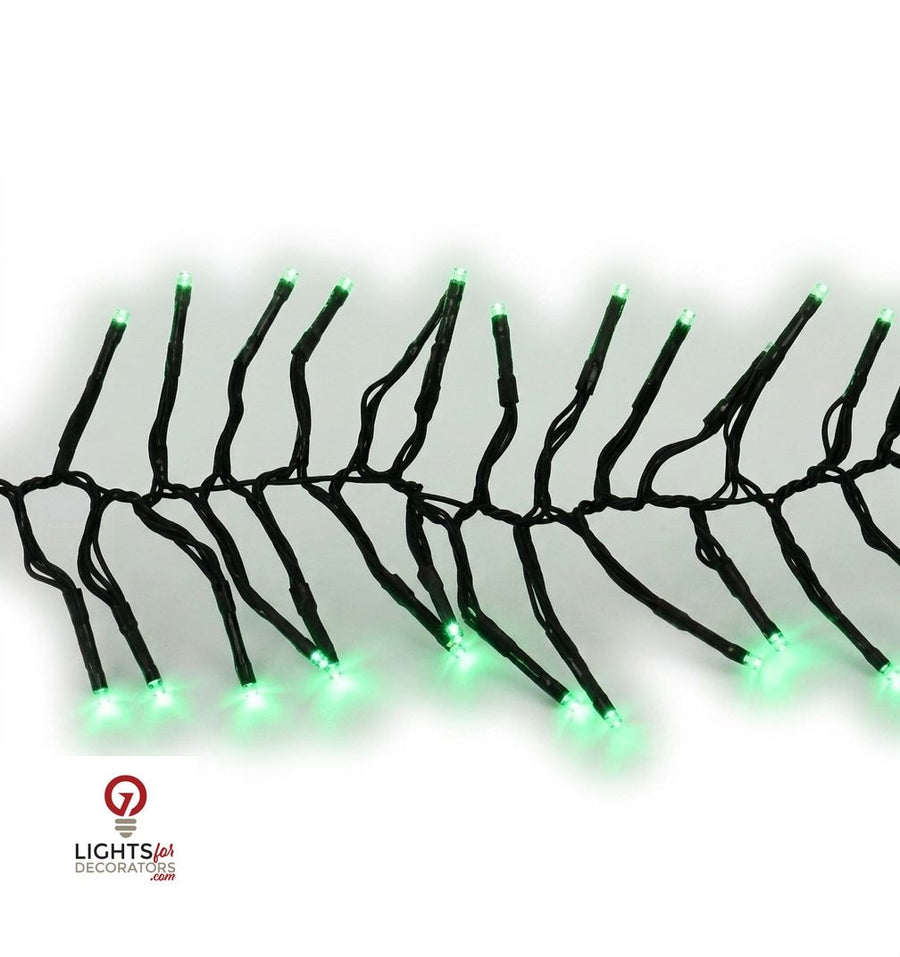 Green 5MM Rice LED Light Set - 500 Lights - 36' - Green Wire