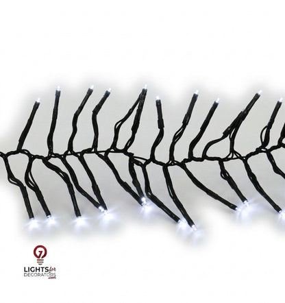 Pure White 5MM Rice LED Light Set - 500 Lights - 36' - Green Wire — view 1