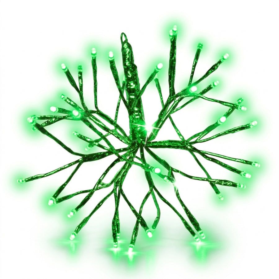 20" Green Shimmering Sphere Green- Green- 20"