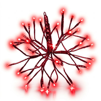 20" Red Shimmering Sphere — view 1