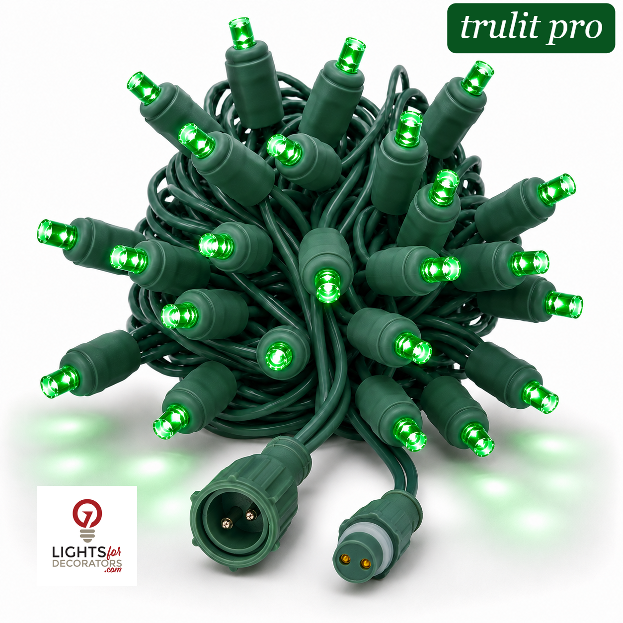 LED 5MM Light Set - Green TruLit Pro Coaxial Connection- Steady Function — view 1