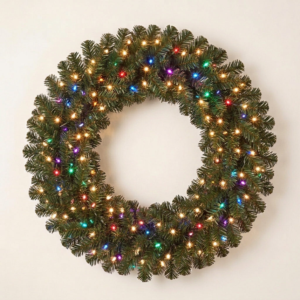 30" RGBWW Deluxe Oregon Wreath — view 1