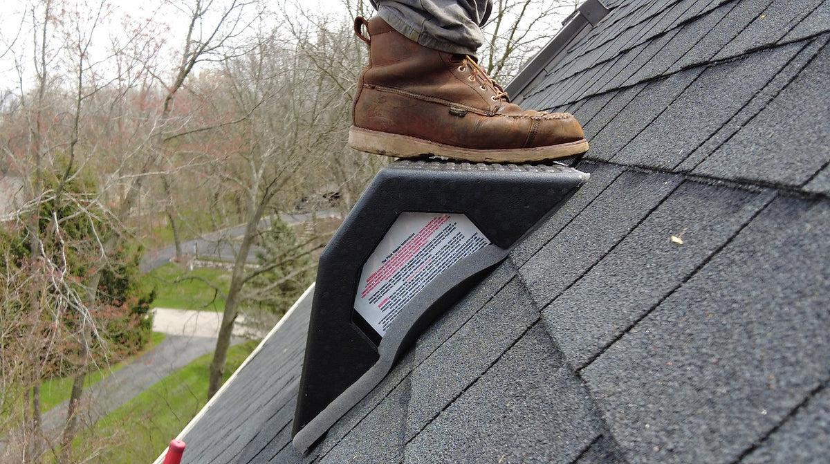 24" Pitch Hopper Roof Safety Platform — view 2