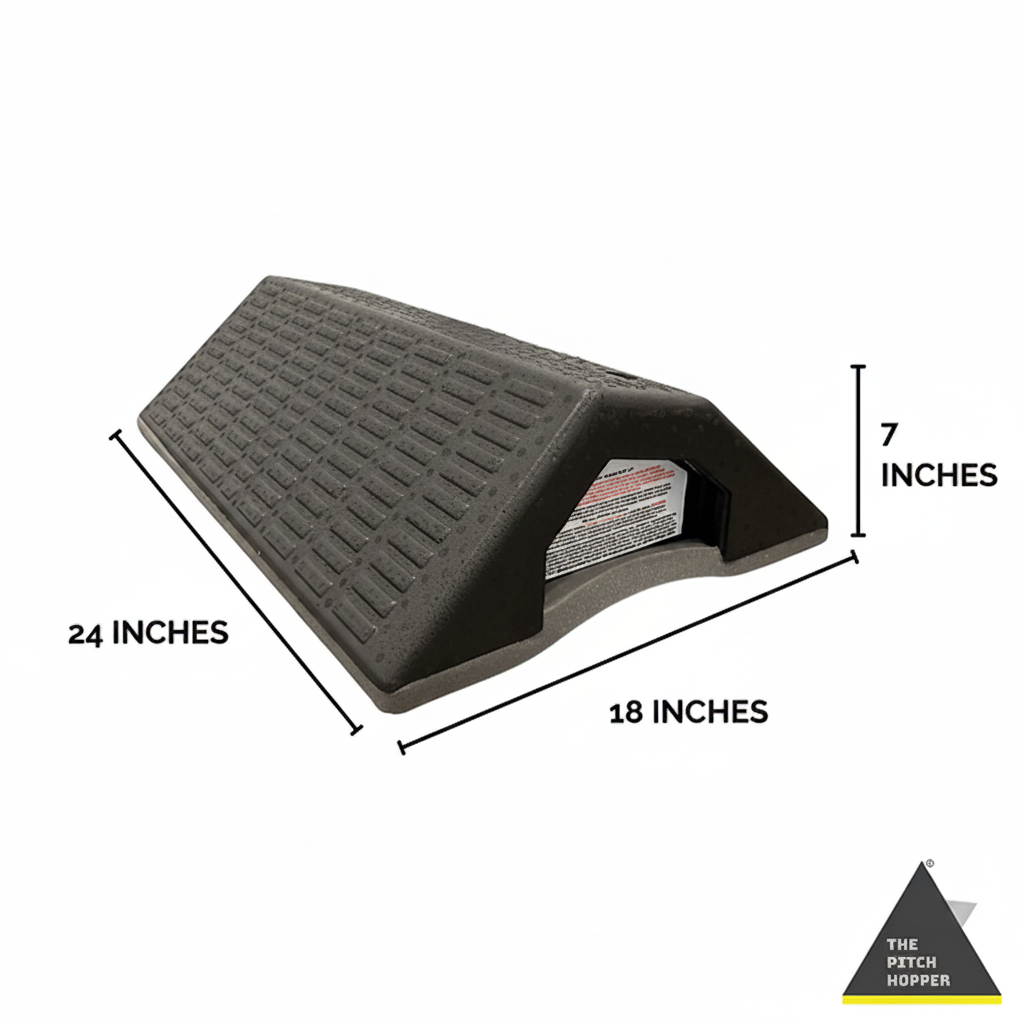 24" Pitch Hopper Roof Safety Platform — view 1