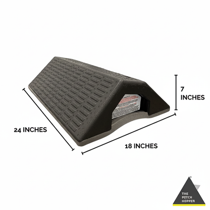 24" Pitch Hopper Roof Safety Platform — view 1