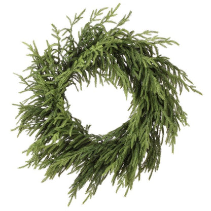 30" Just Cut Norfolk Pine Wreath — view 1