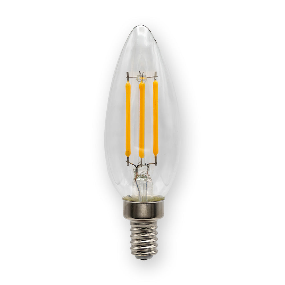2 Watt Emeryallen LED Torpedo Shaped B10 (E12 Base) 120V Lamp — view 1