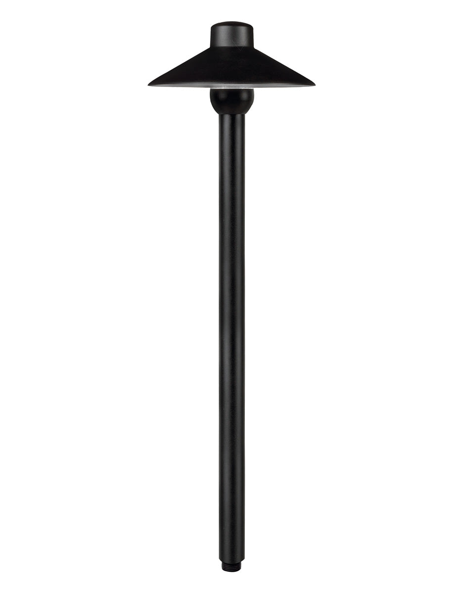 Brass Umbrella 18" Stem,  Black,  No Lamp — view 1