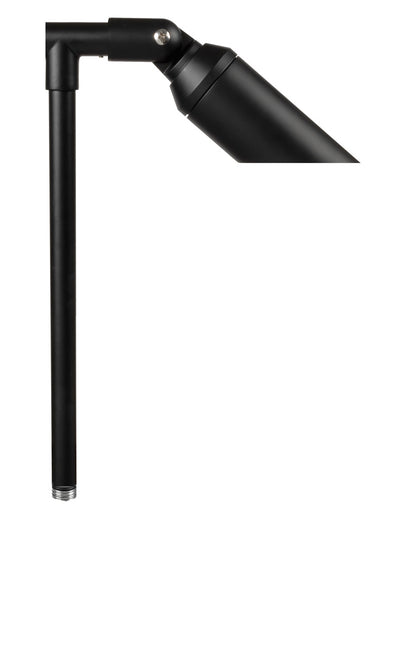 Aluminum Single Head, 18" Stem,  Black,  No Lamp — view 1