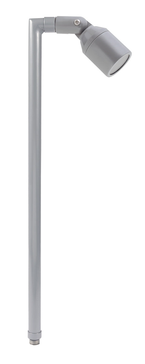 Aluminum Single Head, 24" Stem,  Silver Plated,  No Lamp — view 1