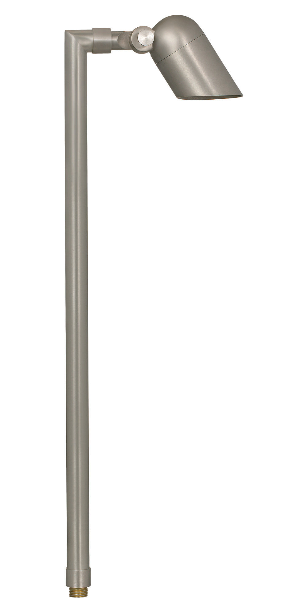 Brass Mini Single Head, 24" Stem,  Silver Plated,  No Lamp — view 1
