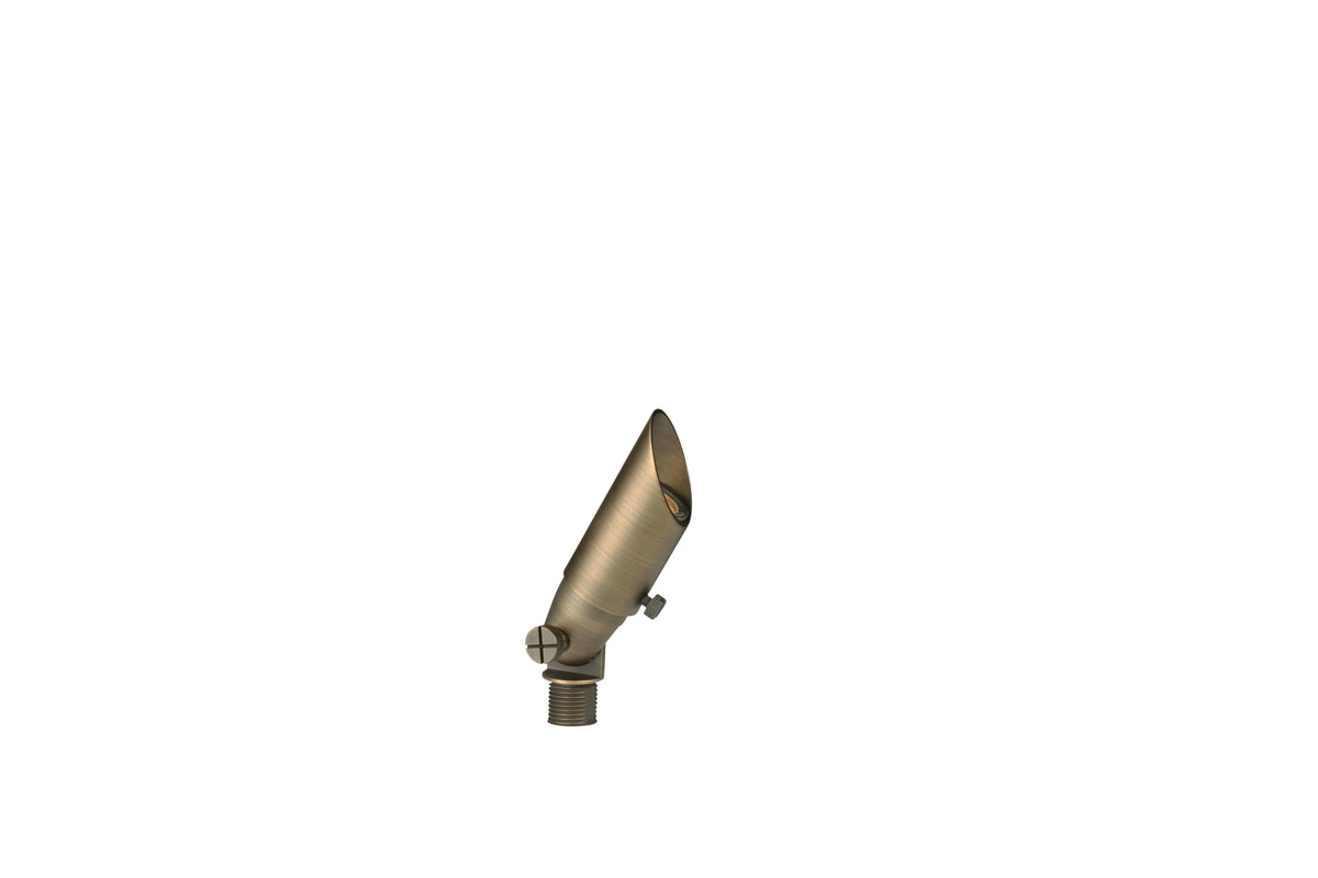 Brass Adjustable Mini Bullet,  Antique Bronze,  No Lamp — view 1