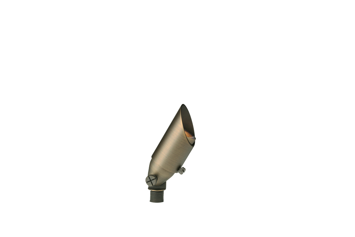 Brass Adjustable Bullet,  Antique Bronze,  No Lamp — view 1