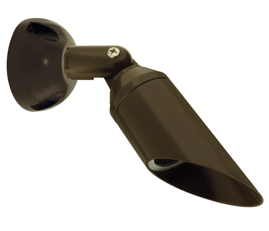 Aluminum Bullet Down Light, Bronze, No Lamp