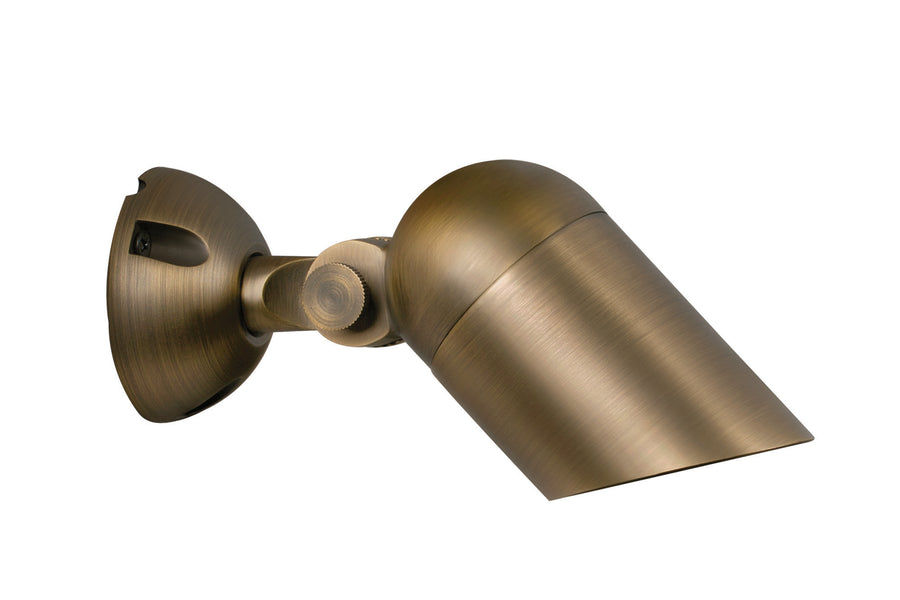 Brass Mini Adjustable Down Light, Antique Bronze, No Lamp