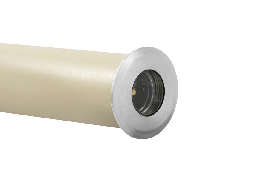 Brass Lensed Light, Silver Plated, 3W Integrated LED