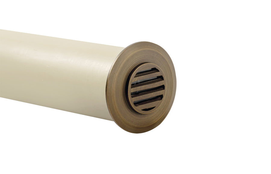 Brass Louvered Light, Antique Bronze, 3W Integrated LED