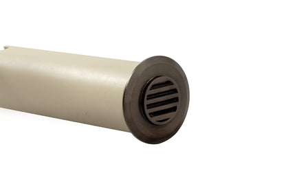 Brass Louvered Light,  Gun Metal,  3W Integrated LED — view 1