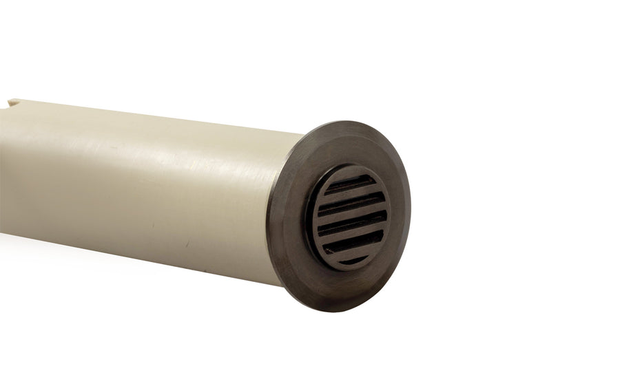 Brass Louvered Light, Gun Metal, 3W Integrated LED