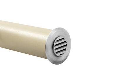 Brass Louvered Light,  Silver Plated,  3W Integrated LED — view 1
